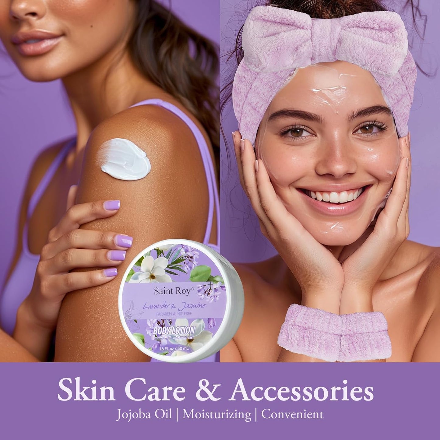 Mother'S Day Gift for Mom Spa Kit Gifts for Her Spa Gift Baskets for Women - 13Pcs Lavender Jasmine Luxury Spa Gift Set,Pamper Birthday Gifts for Women, Mother Day Gifts, Gift Set Bath Spa Basket