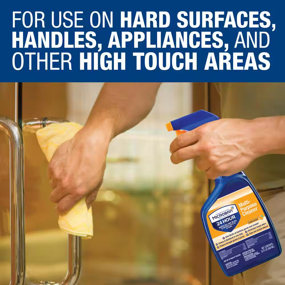 32 Oz. Citrus Scent 24 Hour All Purpose Cleaner Spray 6 Pack