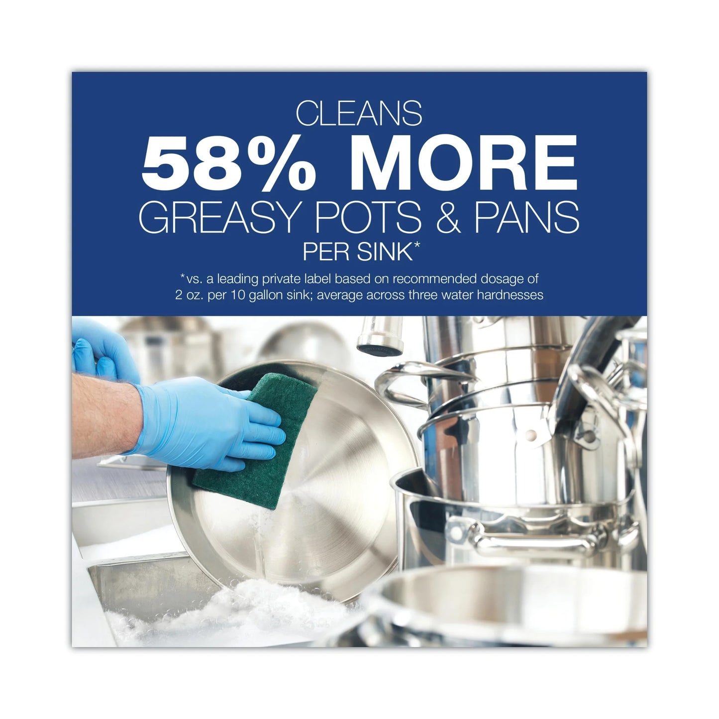 Professional Manual Pot/Pan Dish Detergent, Original, 4/Carton
