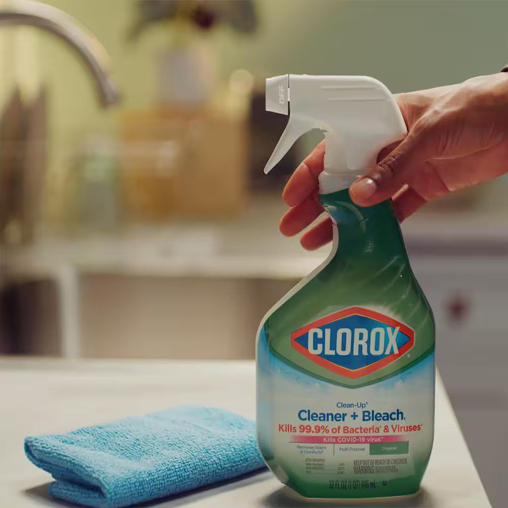 32 Oz. Clean-Up Rain Clean Scent All-Purpose Cleaner with Bleach Spray (6-Pack)
