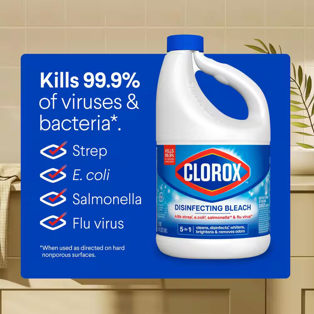 81 Oz. Regular Concentrated Liquid Disinfecting Bleach Cleaner (3-Pack)