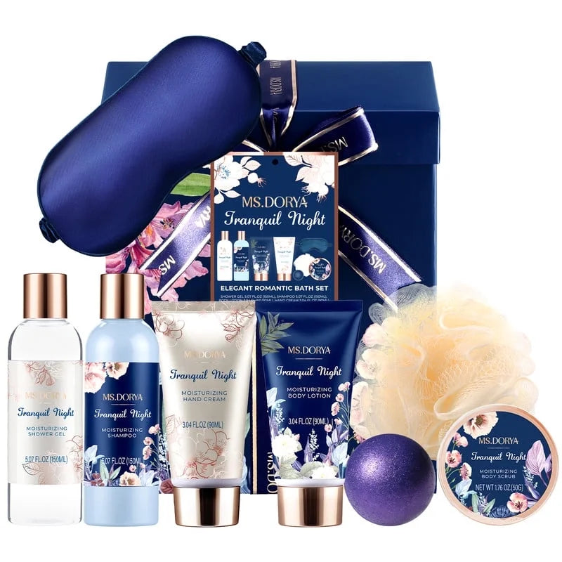 Spa Gift Set for Women, Mother'S Day Gift, Lavender & Chamomile Scent, 8 Pcs