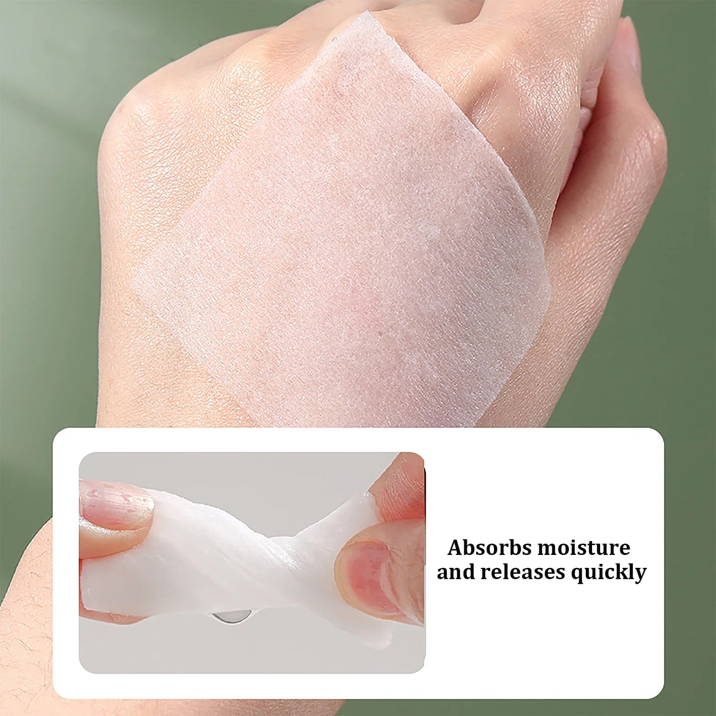 500Pcs Premium Cotton Rounds Disposable Cosmetic Pads Thick Makeup Remover Pads