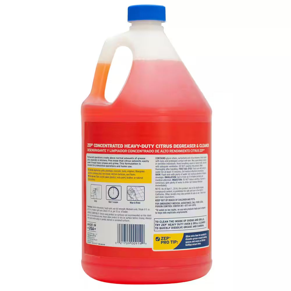 1 Gal. Heavy-Duty Citrus Degreaser (4-Pack)