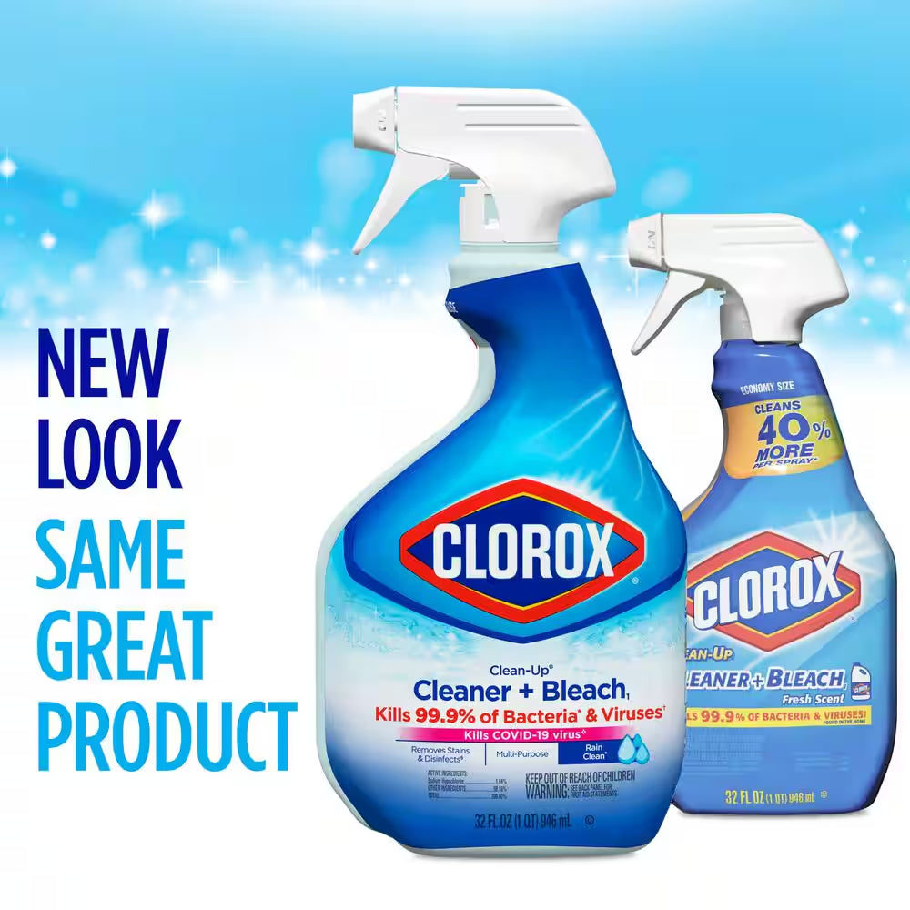 32 Oz. Clean-Up Rain Clean Scent All-Purpose Cleaner with Bleach Spray (6-Pack)