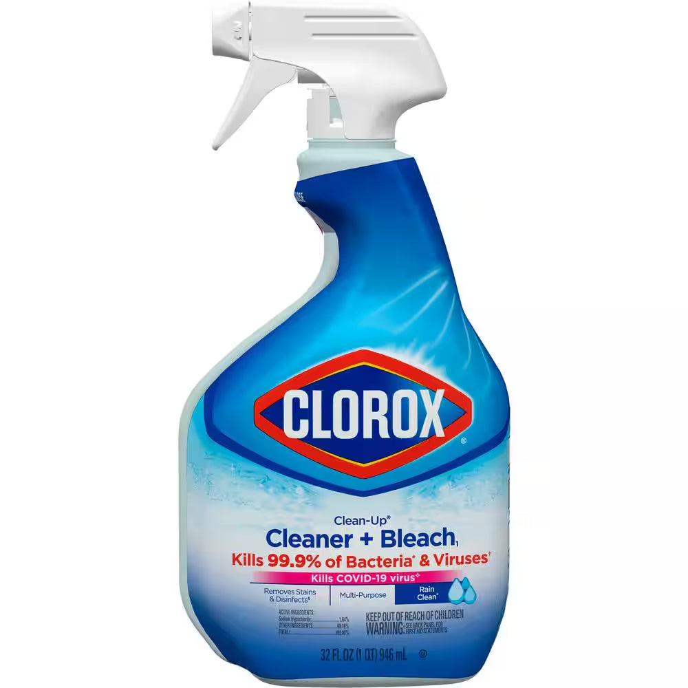 32 Oz. Clean-Up Rain Clean Scent All-Purpose Cleaner with Bleach Spray (6-Pack)
