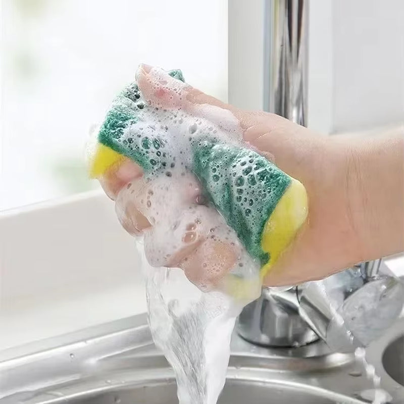 Highly Absorbent Cleaning Sponges Dish Washing Magic Clean Pot Rust Stain Sponge Brush Kitchen Grease Cleaner Household Tools