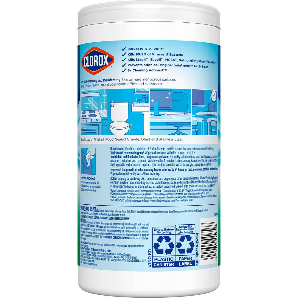 75-Count Fresh Scent Bleach Free Disinfecting Wipes (6-Pack)