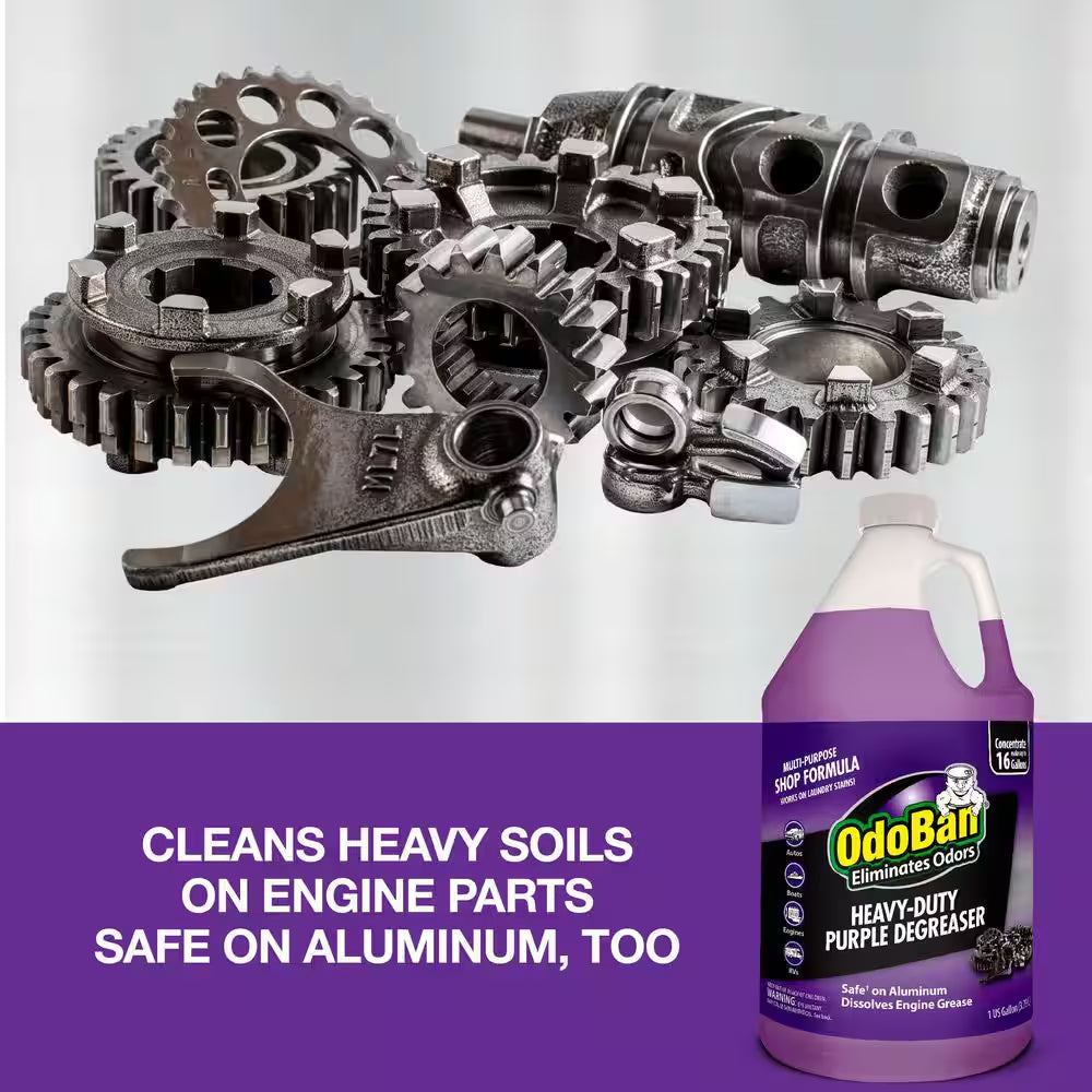 1 Gal. Heavy-Duty Purple Degreaser, Concentrated Cleaner and Degreaser, Dissolves Oil, Grease, Tar, Soot, Paint (4-Pack)