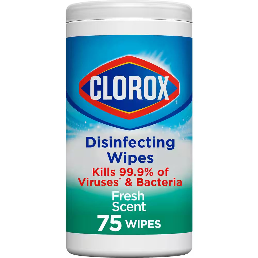 75-Count Fresh Scent Bleach Free Disinfecting Wipes (6-Pack)