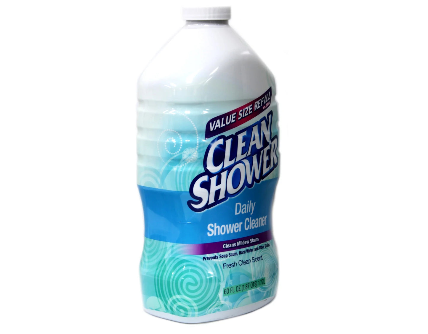 Fresh Clean Scent Daily Shower Cleaner Refill, 60Oz - 4 Pack