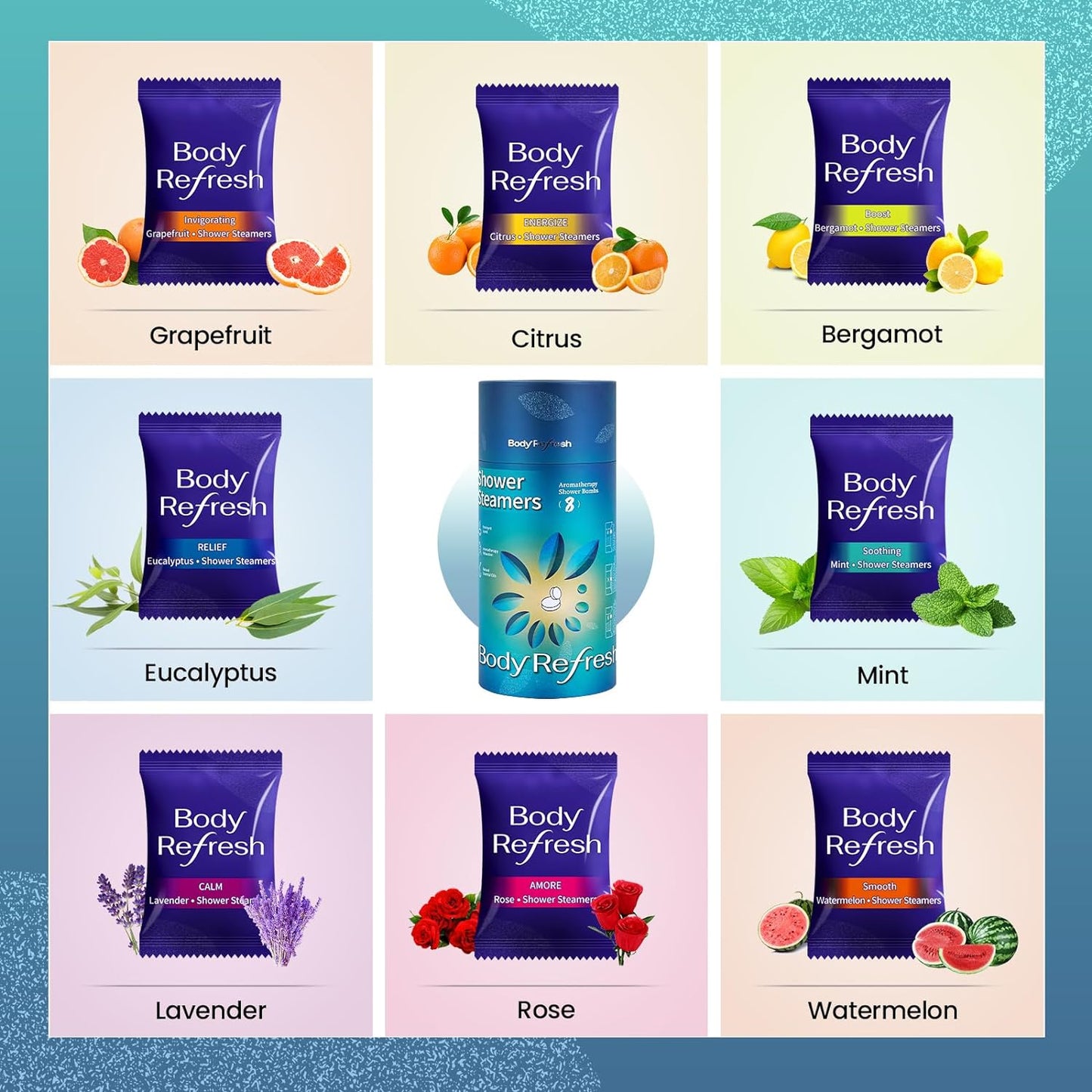 Shower Steamers for Men - 8 Pack Shower Bombs with Essential Oils, Self Care Birthday Gifts for Men, Dad, Mothers Day Gifts, Graduation Gifts for Him