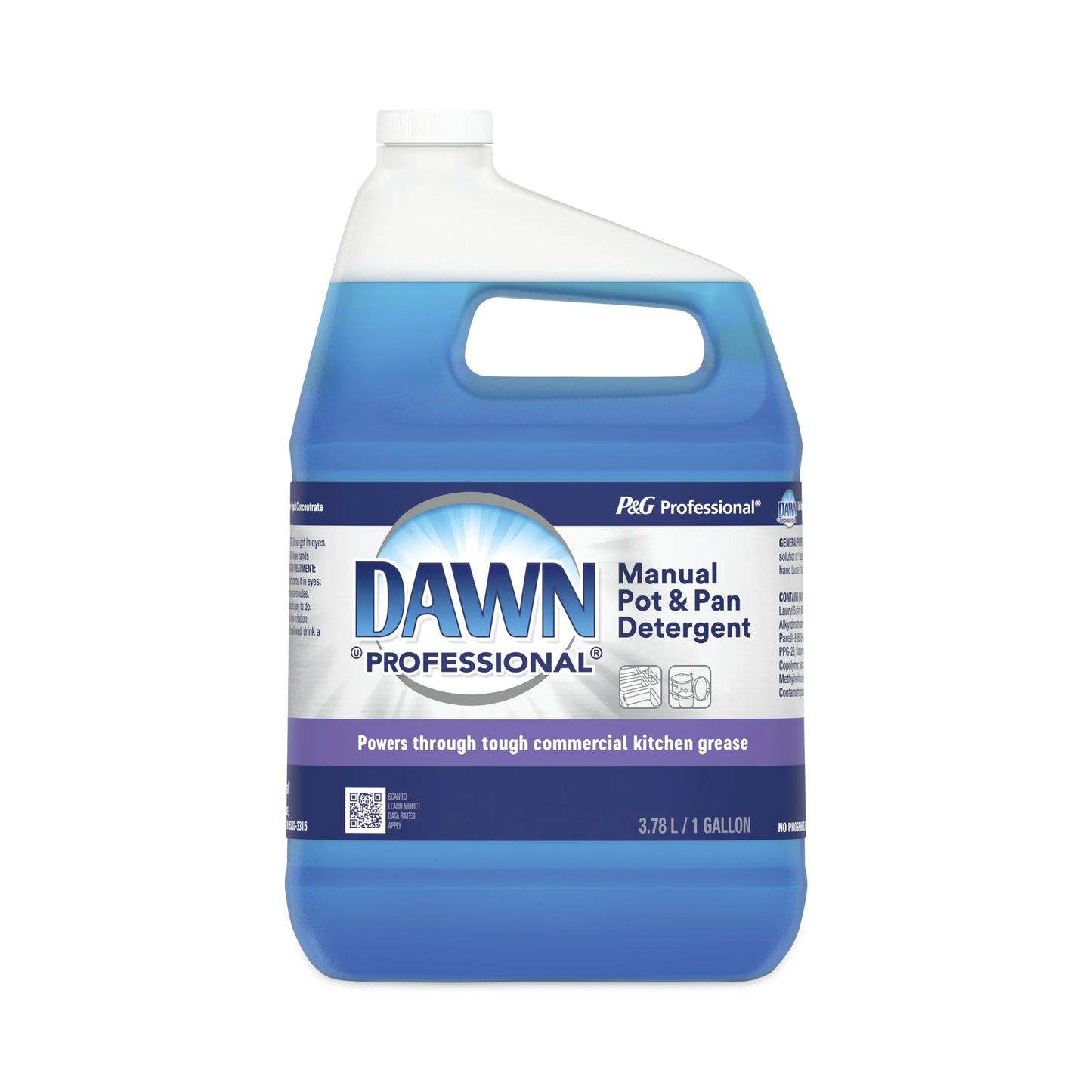 Professional Manual Pot/Pan Dish Detergent, Original, 4/Carton