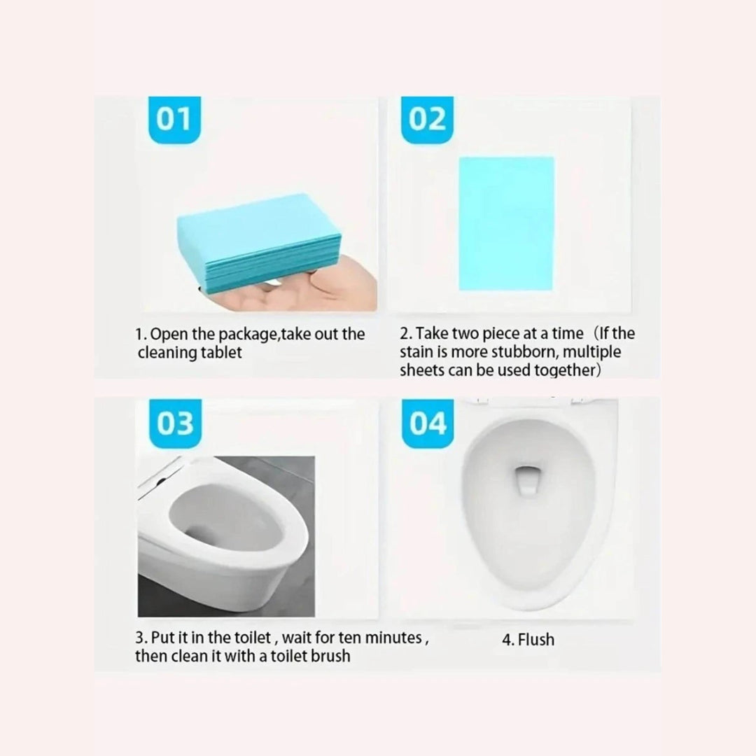 60 Pcs Toilet Cleaner Tablets Eco Friendly for Quick and Easy Cleaning Bathroom