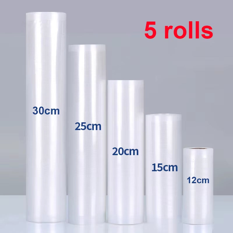 Vacuum Packaging Bags Roll Food Vacuum Bags Vacuum Sealer Bags for Food Vacuum Storage Bags 500Cm/Rolls Vacuum Packed Bags Rolls