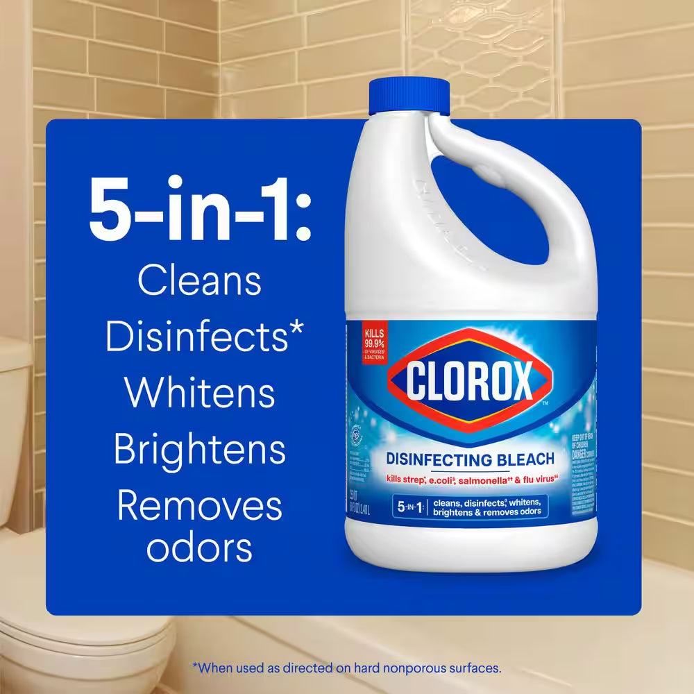 81 Oz. Regular Concentrated Liquid Disinfecting Bleach Cleaner (3-Pack)