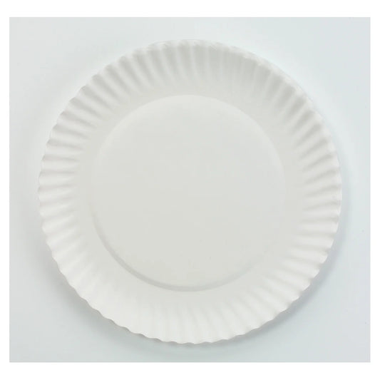 Paper Plate,6", White,Pk1000 40111