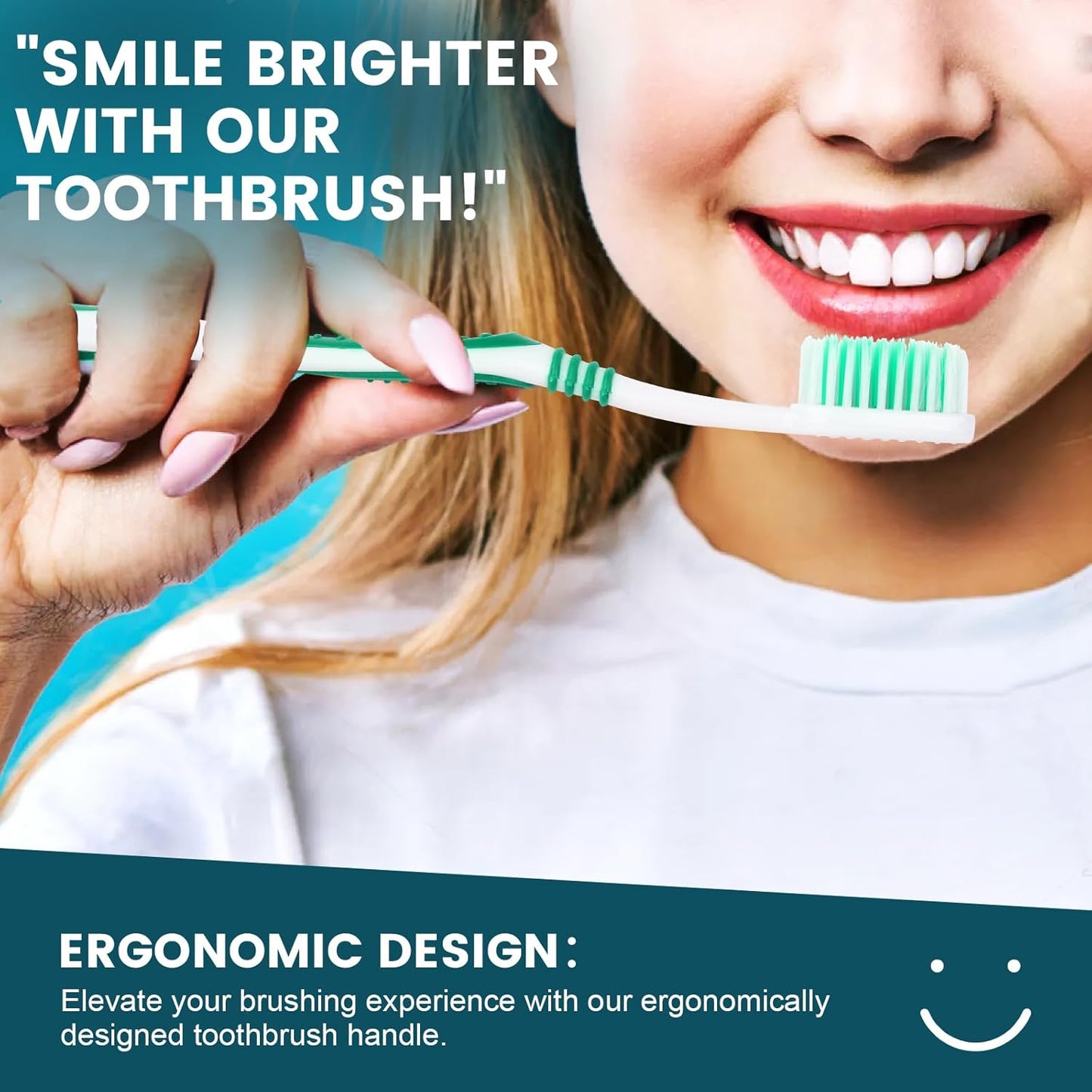 100 PCS Disposable Toothbrush with Toothpaste Bulk, Travel Toothpaste, Bulk Toothpaste, Individually Wrapped Bulk Toothbrush, Ergonomics Handle, Soft Bristle, Perfect for Travel, Hotel,Donation