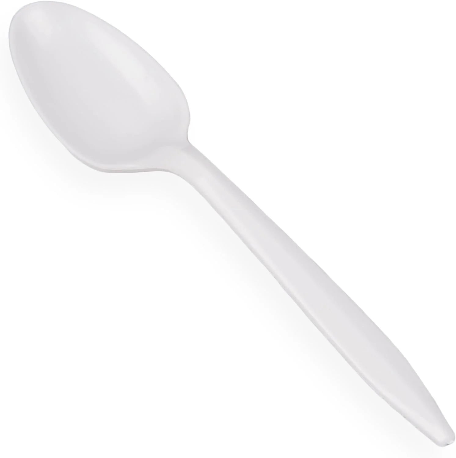 Plastic Teaspoons Lightweight Disposable Spoons, 1000-Pack