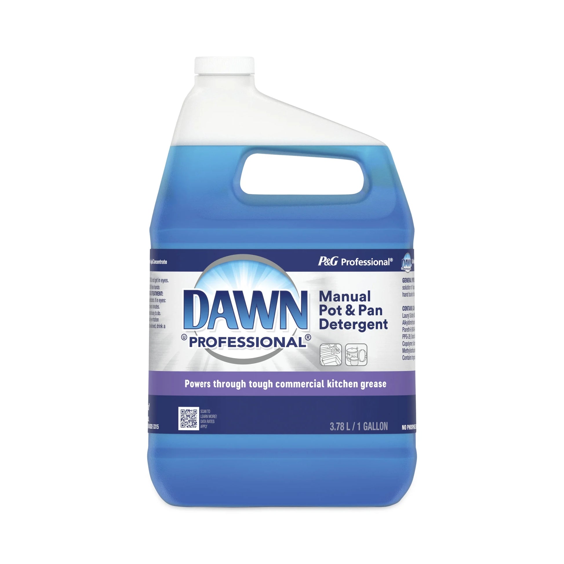 Professional Manual Pot/Pan Dish Detergent, Original, 4/Carton