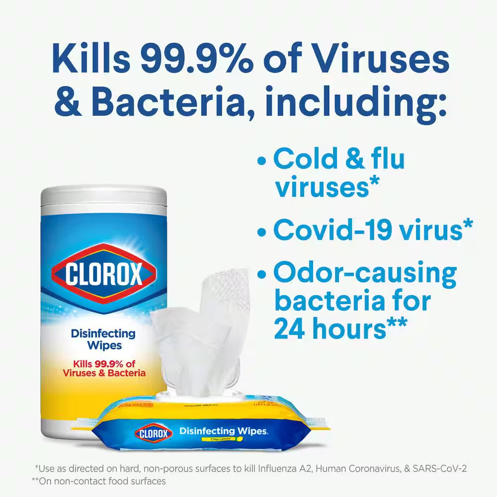 75-Count Fresh Scent Bleach Free Disinfecting Wipes (6-Pack)