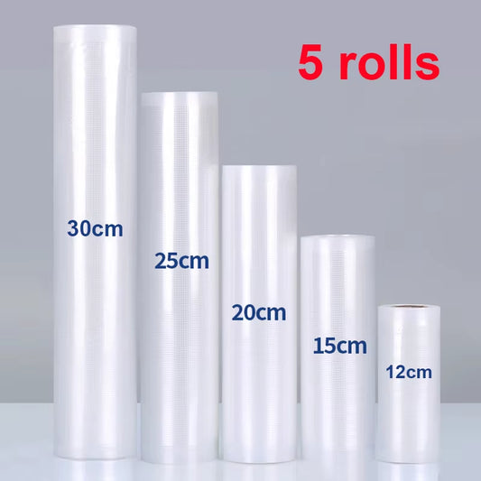 Vacuum Packaging Bags Roll Food Vacuum Bags Vacuum Sealer Bags for Food Vacuum Storage Bags 500Cm/Rolls Vacuum Packed Bags Rolls